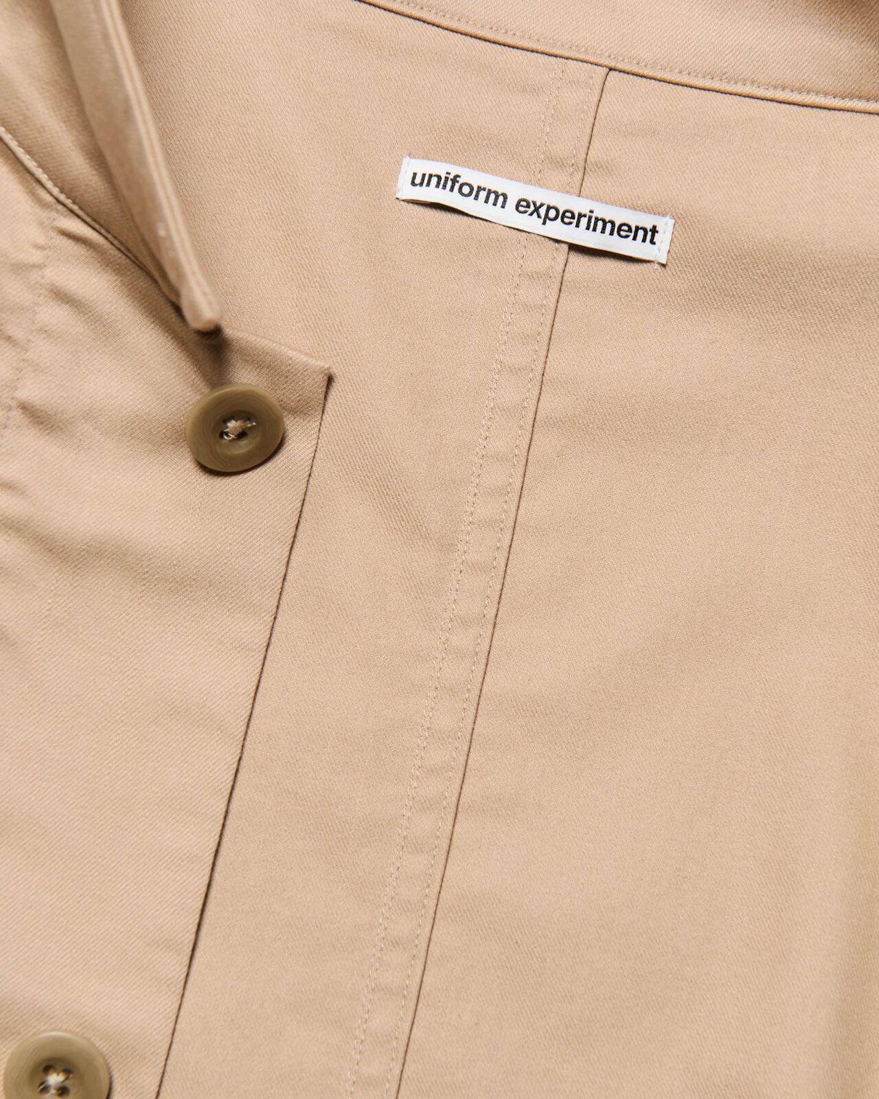 STRETCH TWILL FATIGUE SHIRT,BEIGE, large image number 5