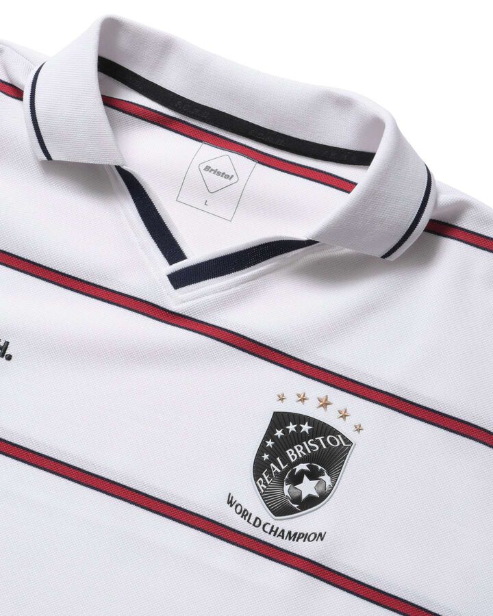 CHAMPIONS BORDER S/S GAME SHIRT,WHITE, medium image number 2