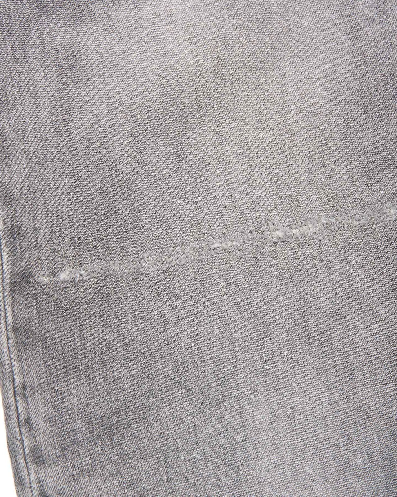 DAMAGED BOLD-FIT JEANS,BLACK, large image number 3