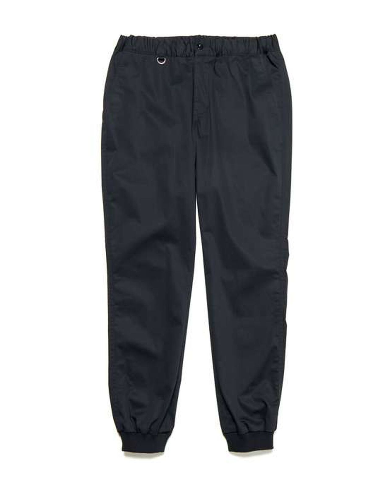 SLIM FIT RIBBED PANTS,BLACK, large image number 0