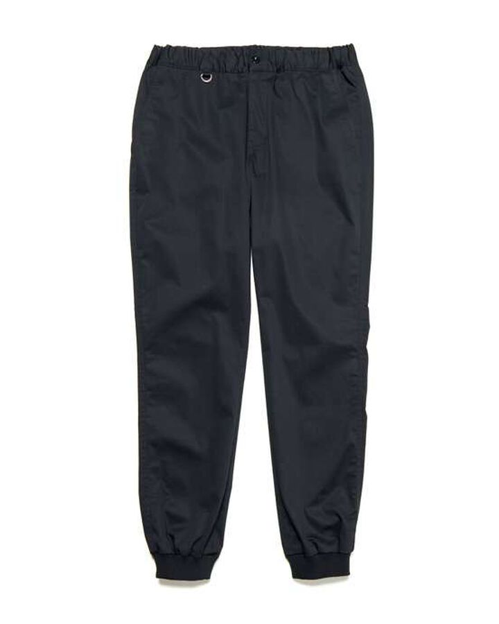 SLIM FIT RIBBED PANTS,BLACK, medium