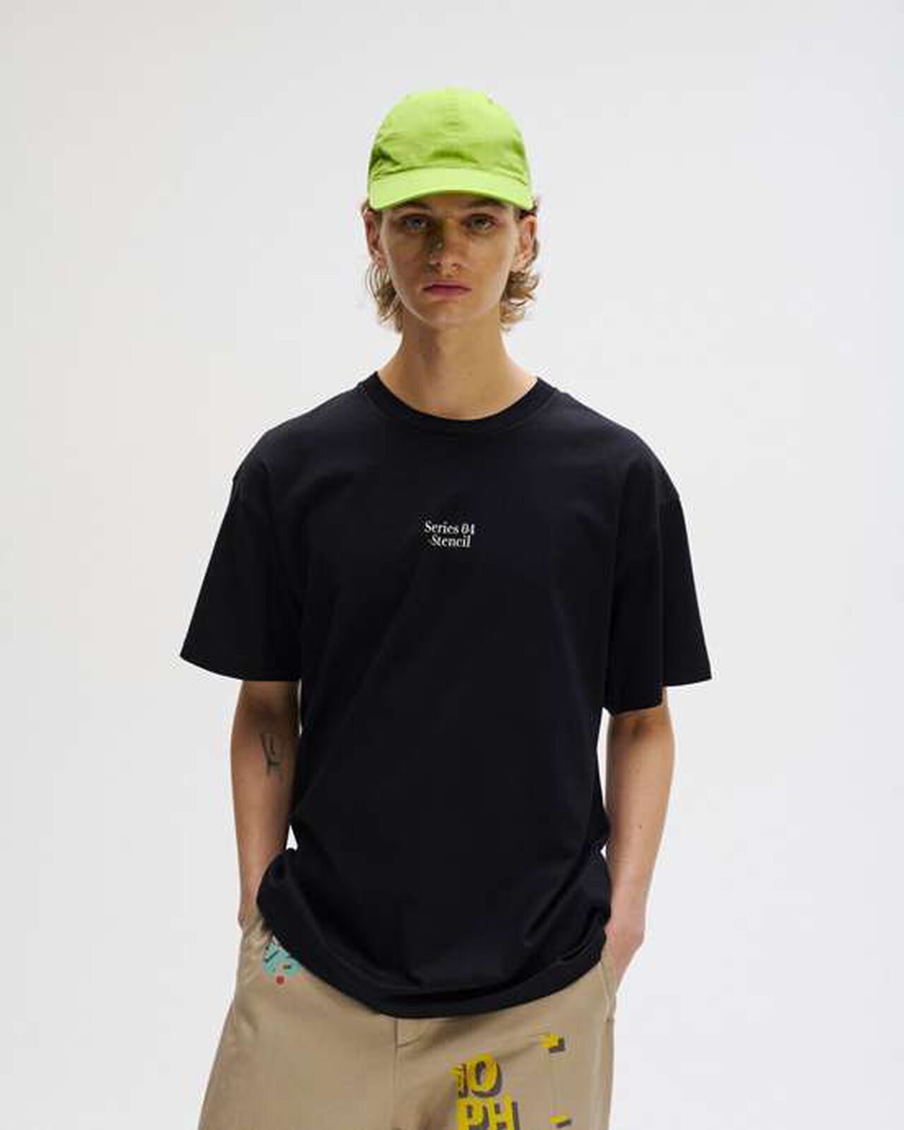 SIMON TAYLOR: STENCIL TEE,WHITE, large image number 5