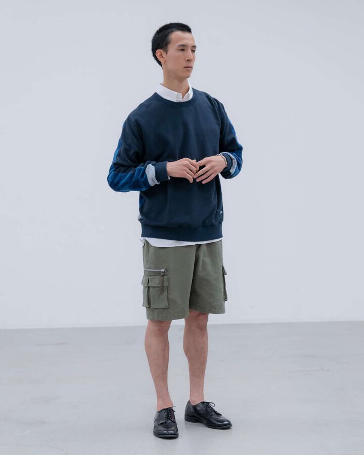 MILITARY FIELD CARGO SHORTS,NAVY, medium image number 8