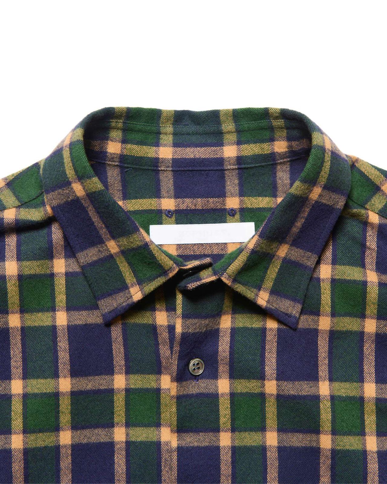 FLANNEL CHECK RIBBED SHIRT,NAVY, large image number 2