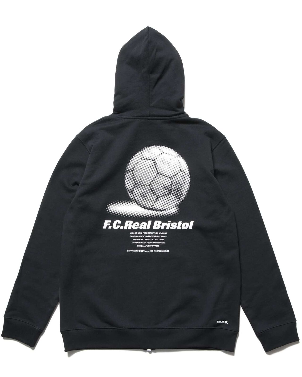 SPIRIT ZIP-UP SWEAT HOODIE,BLACK, large image number 0