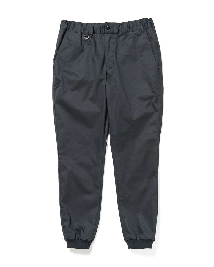 SLIM FIT RIBBED PANTS,BLACK, medium