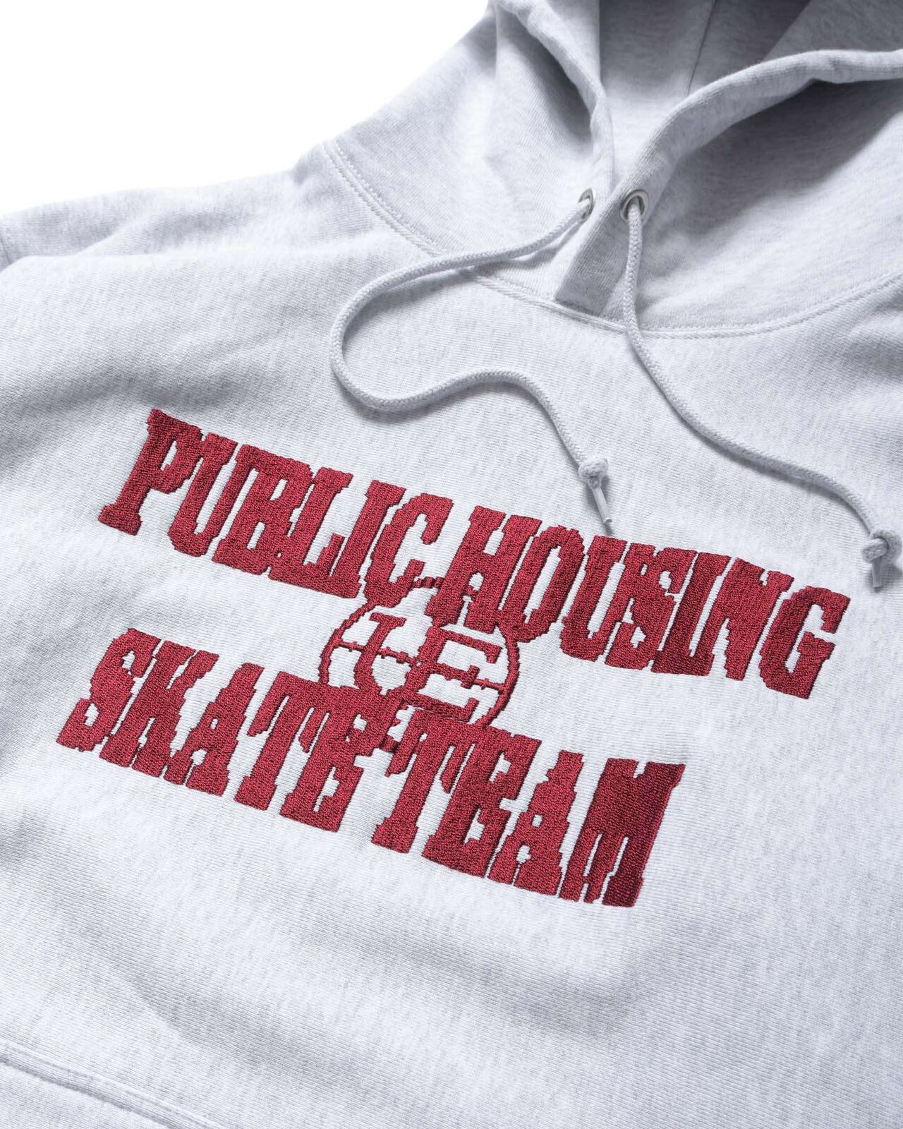 PUBLIC HOUSING SKATE TEAM SWEAT HOODIE,GRAY, large image number 1