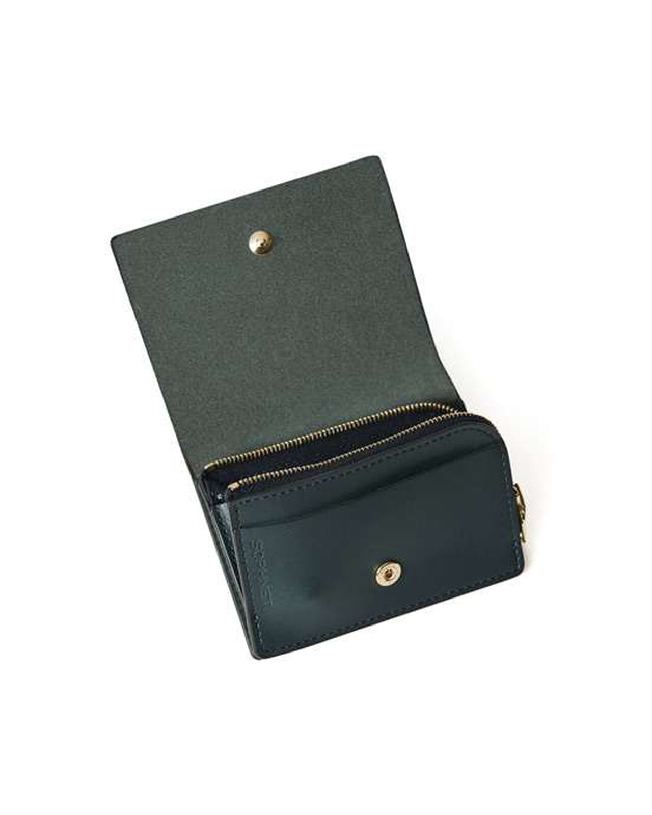 LEATHER SMALL WALLET,NAVY, large image number 1