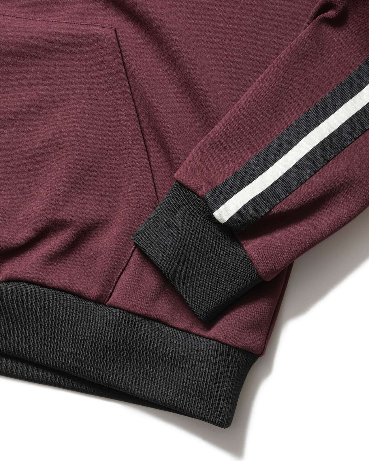 TRAINING TRACK HOODIE,BURGUNDY, large image number 4