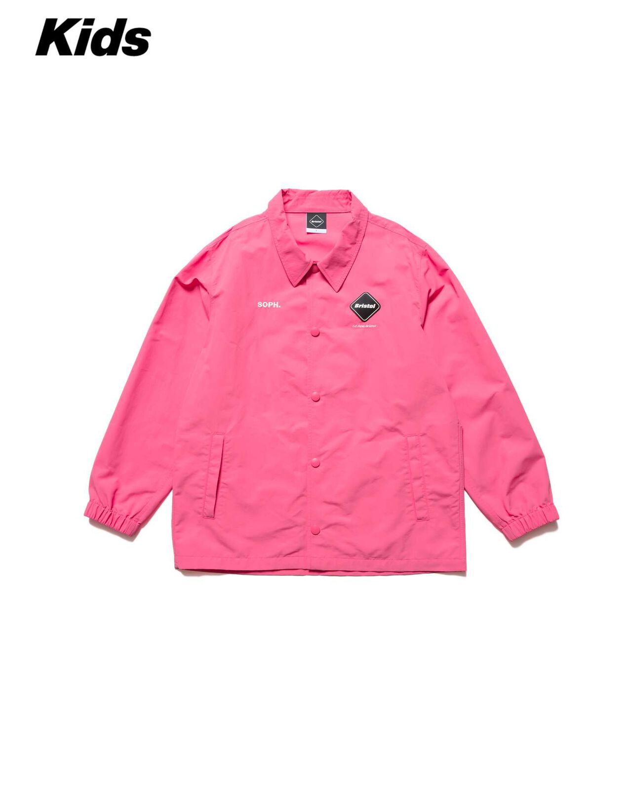 SUPPLEX NYLON COACH JACKET,PINK, large image number 0