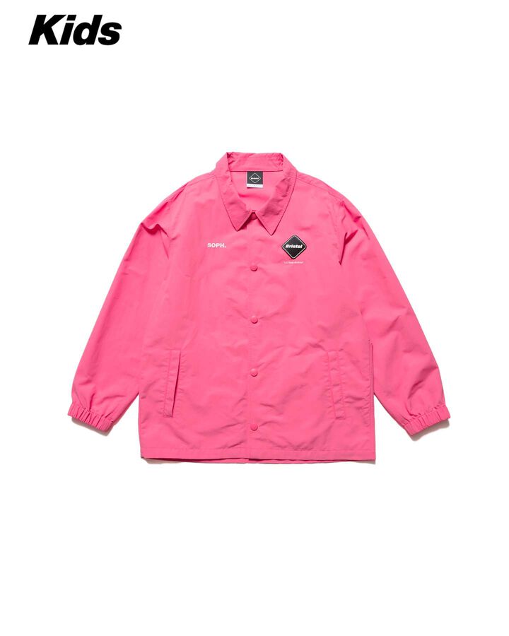 SUPPLEX NYLON COACH JACKET,PINK, medium