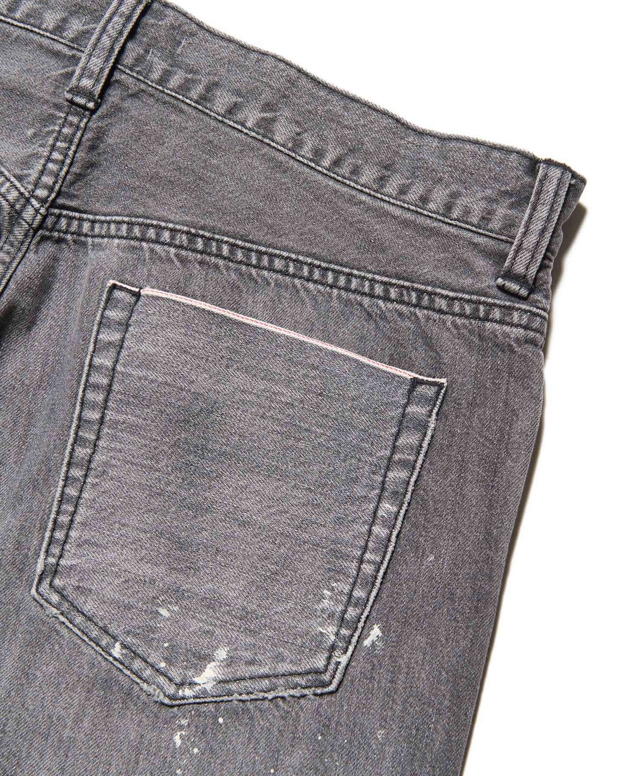 DAMAGED REGULAR-FIT JEANS,BLACK, large image number 5