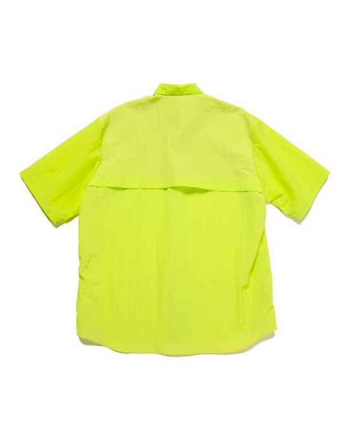 CRYSTAL NYLON VENTILATION SHIRT,YELLOW, medium image number 1