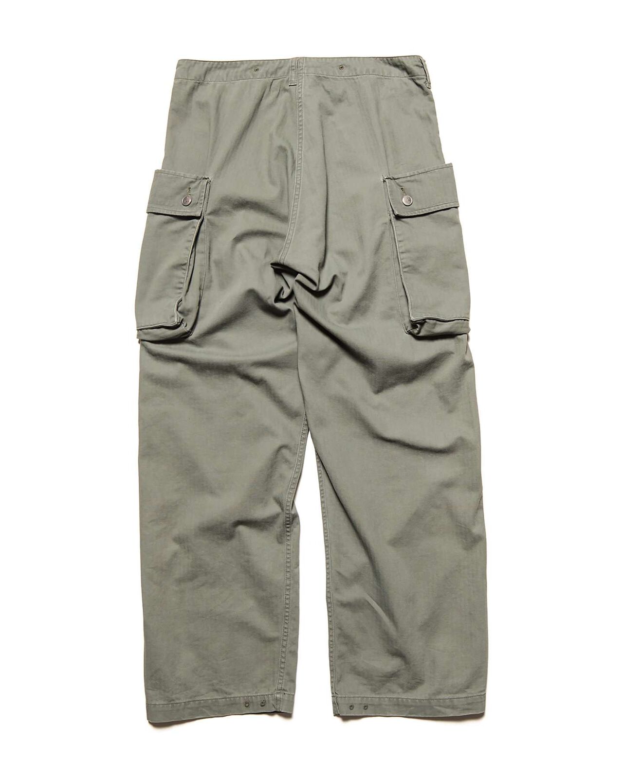 DAMAGED MILITARY PANTS,KHAKI, large image number 1
