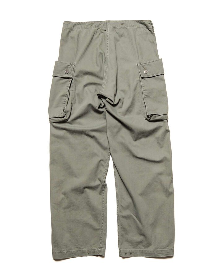 DAMAGED MILITARY PANTS,KHAKI, medium image number 1