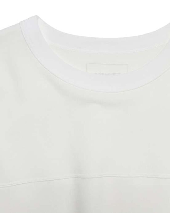 WIDE FOOTBALL TEE,WHITE, medium image number 2