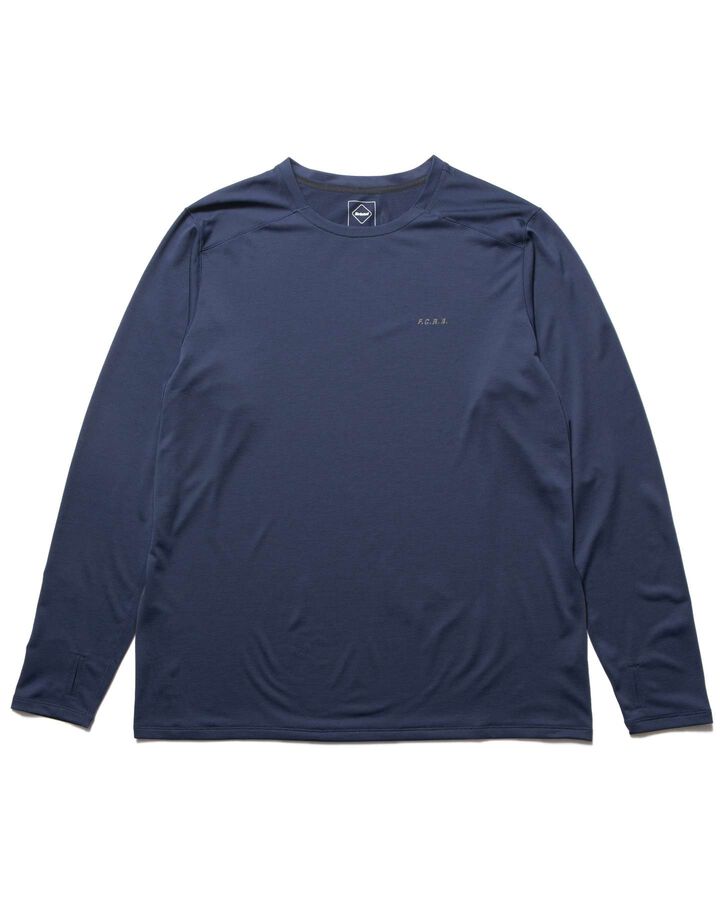 L/S PRACTICE TOP,NAVY, medium
