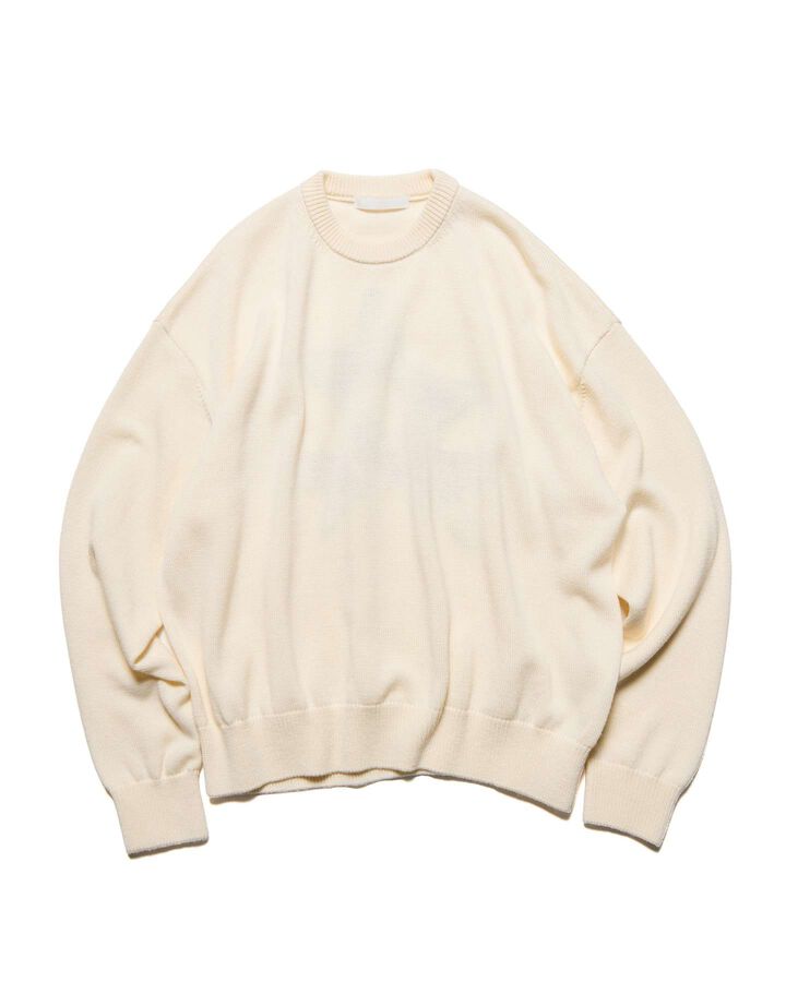 STAR JACQUARD SWEATER,WHITE, medium image number 1