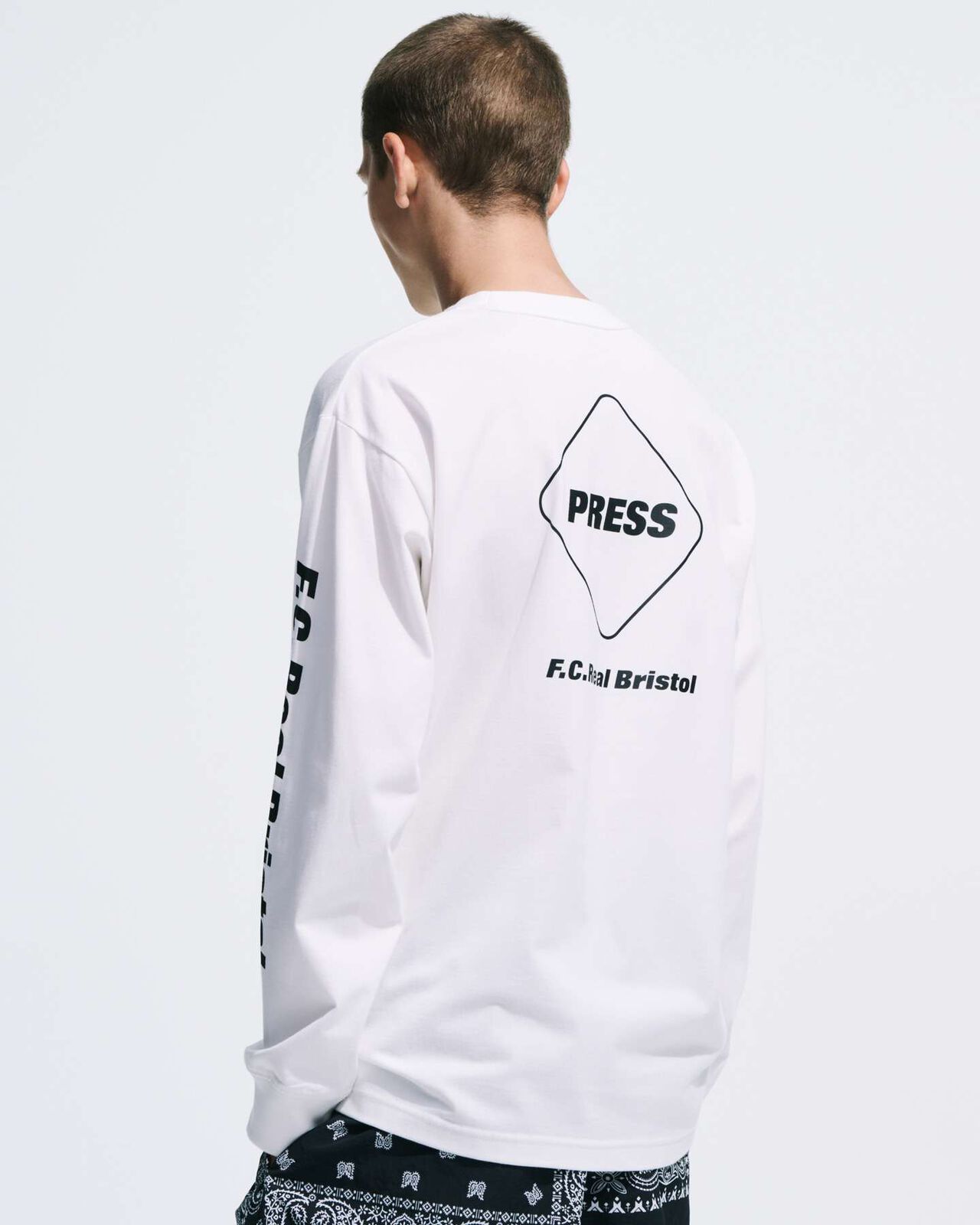 PRESS L/S TEE,WHITE, large image number 5