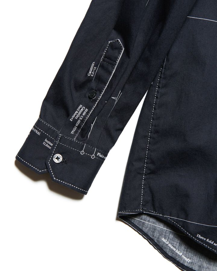 MAP-OUT SHIRT,BLACK, medium image number 4