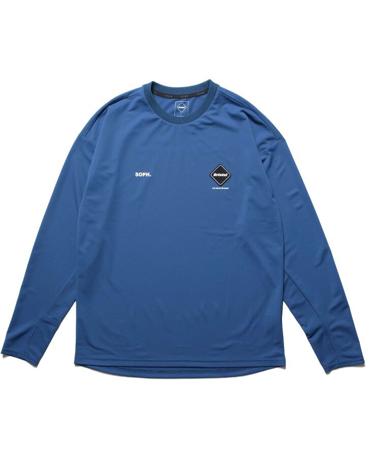 AUTHENTIC L/S TOP,BLUE, medium