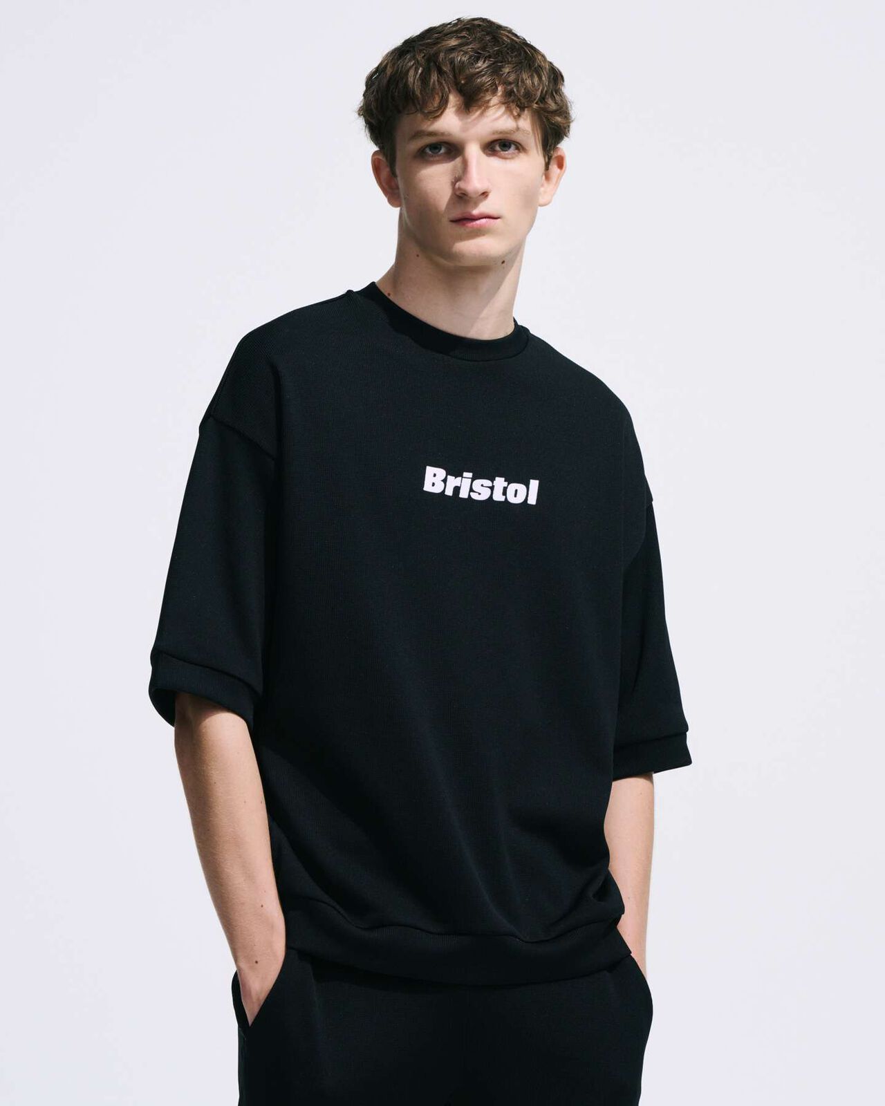 QUARTER KNIT S/S CREWNECK SHIRT,OFF WHITE, large image number 4