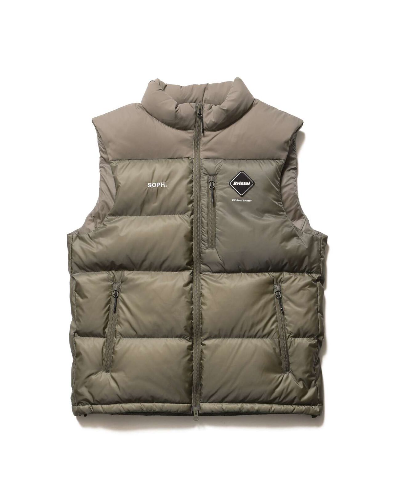 FIELD DOWN VEST,GREIGE, large image number 0