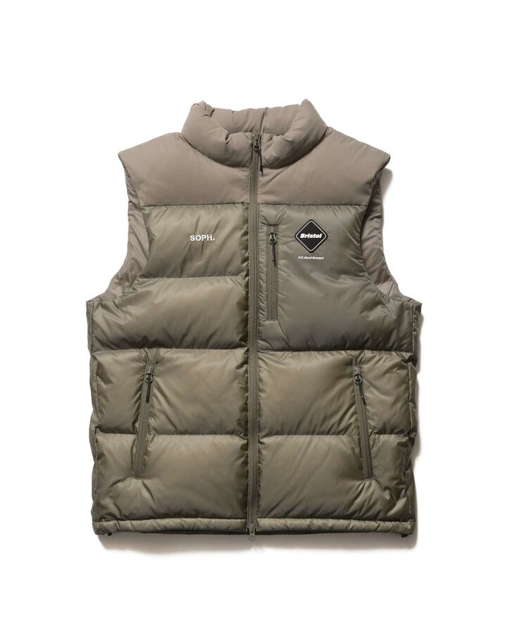 FIELD DOWN VEST,GREIGE, medium