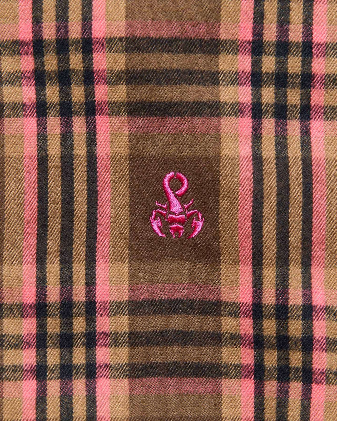 FLANNEL CHECK RELAX-FIT SHIRT,BROWN, large image number 3