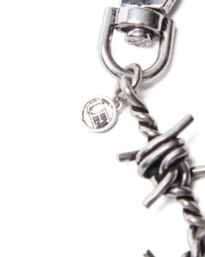BARBED WIRE WALLET CHAIN,SILVER, medium image number 4