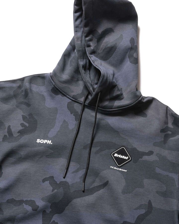 BRISTOL BAGGY SWEAT HOODIE,CAMOUFLAGE, medium image number 2