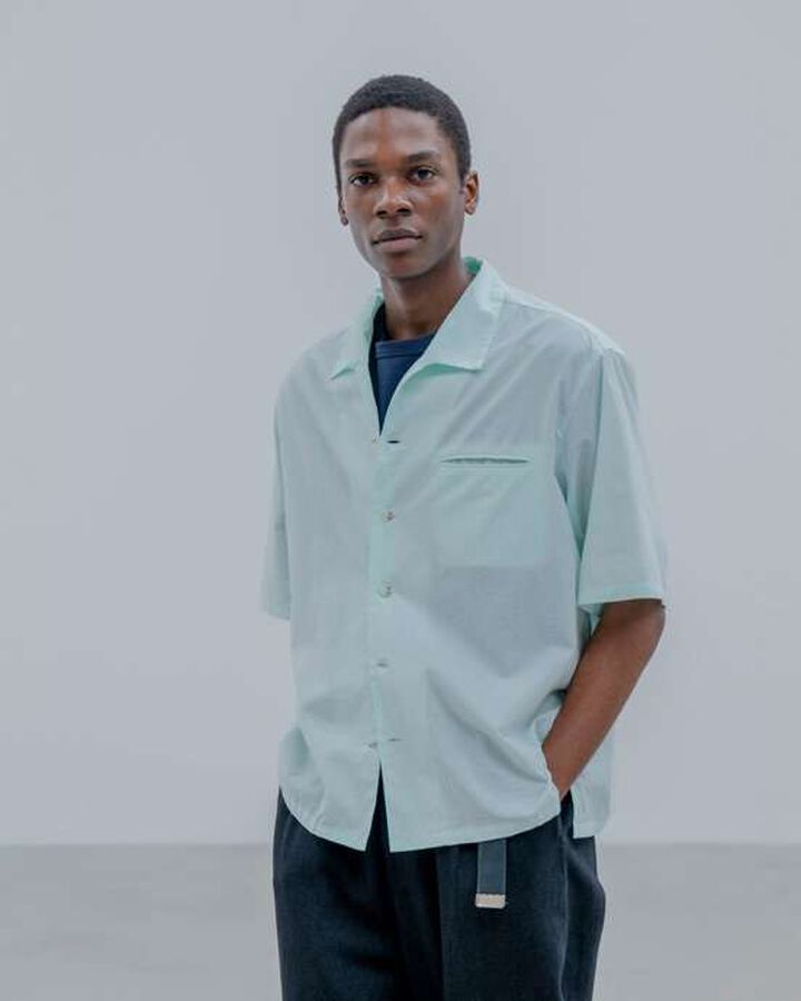 S/S ITALIAN COLLAR SHIRT,A, medium image number 6