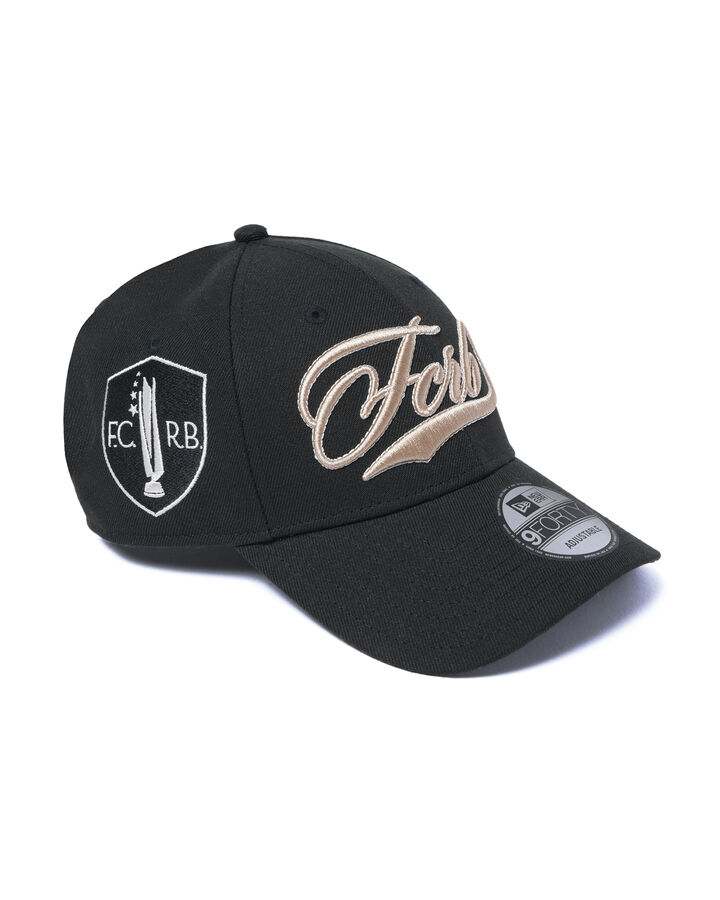 NEW ERA FLAG LOGO 9FORTY CAP,BLACK, medium image number 1