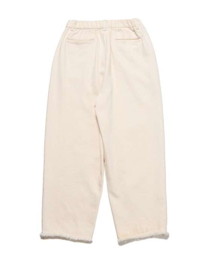 WASHED RELAX FIT PANTS,WHITE, medium image number 1