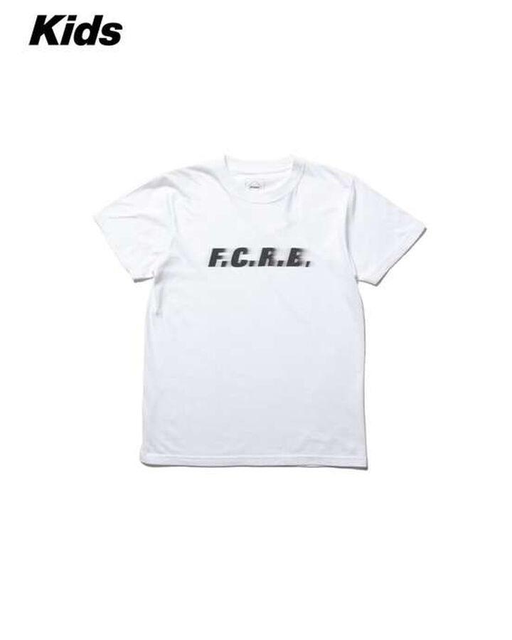 BLURRED LOGO S/S TEE,WHITE, medium