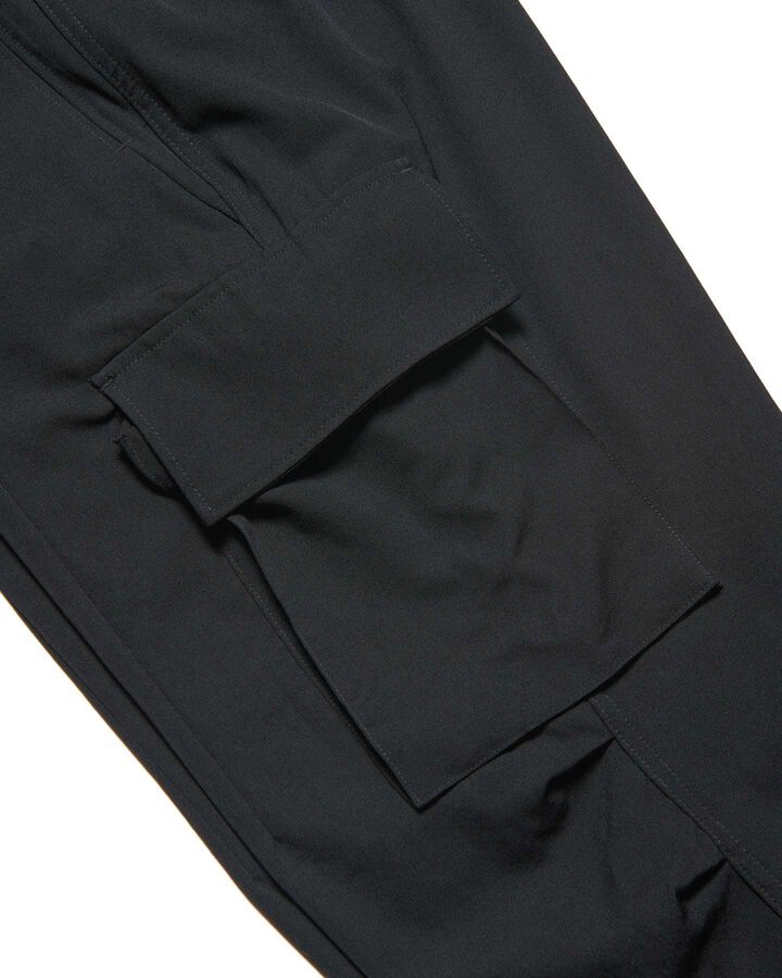 WASHER WOOL MILITARY CARGO PANTS,BLACK, medium image number 2