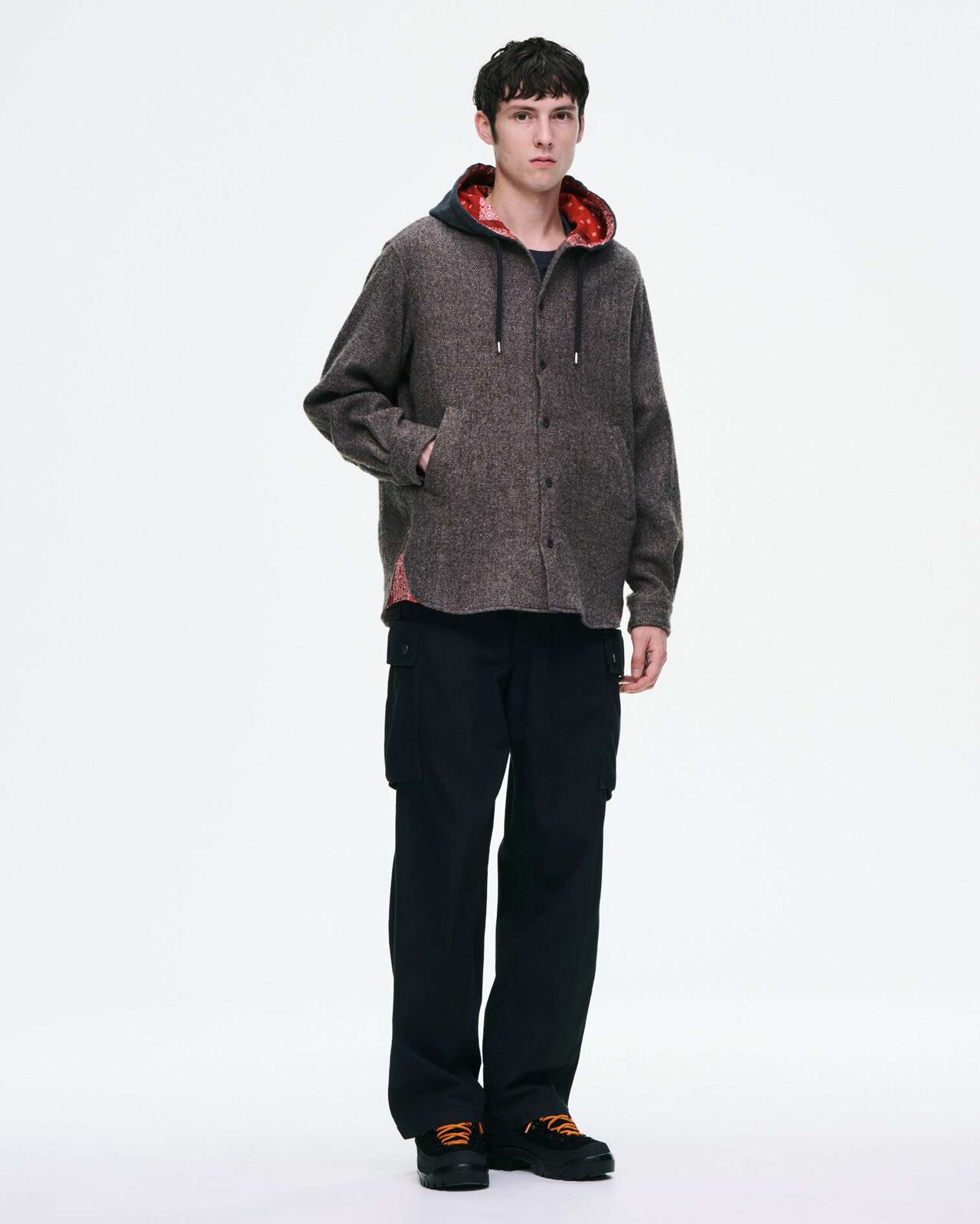 DAMAGED MILITARY PANTS,BLUE, large image number 8