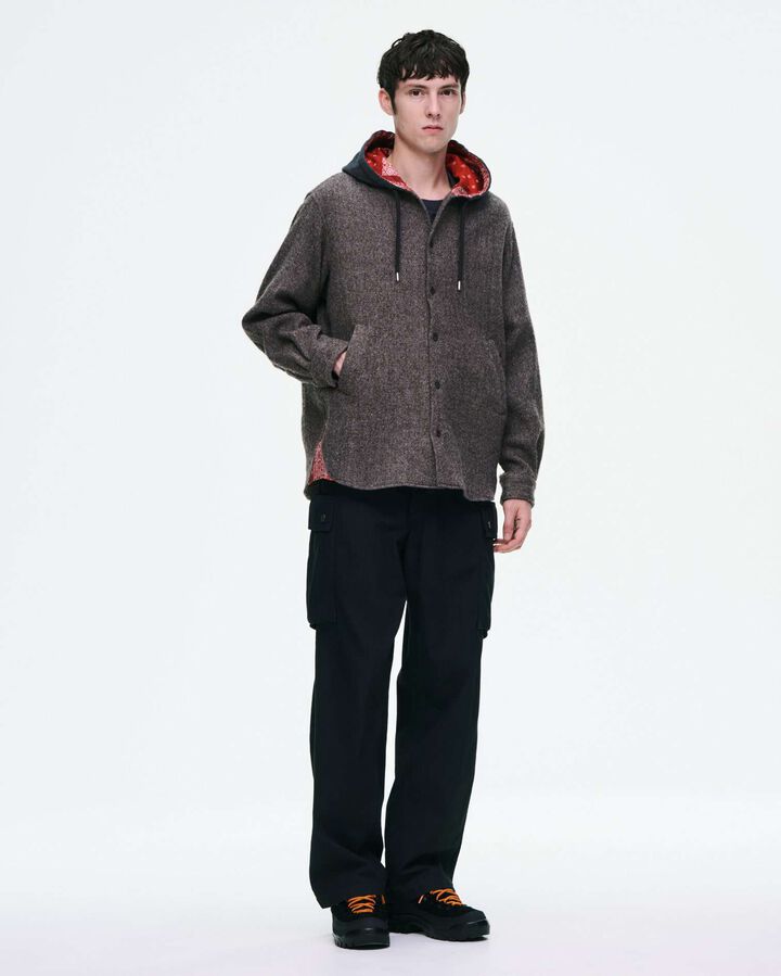 DAMAGED MILITARY PANTS,BLUE, medium image number 8