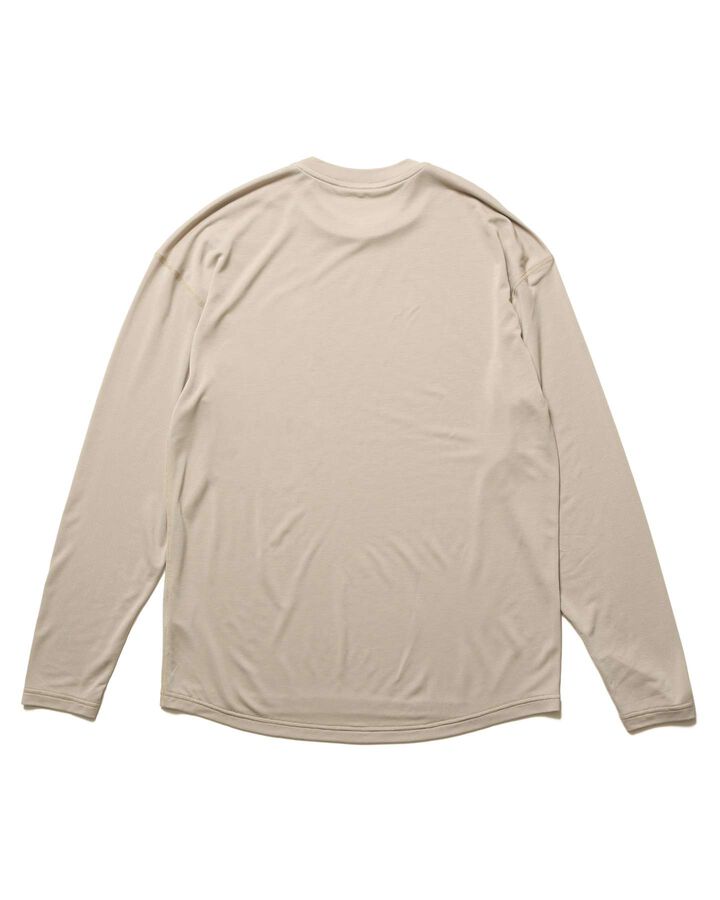POLARTEC L/S WORKOUT TOP,GREIGE, medium image number 1
