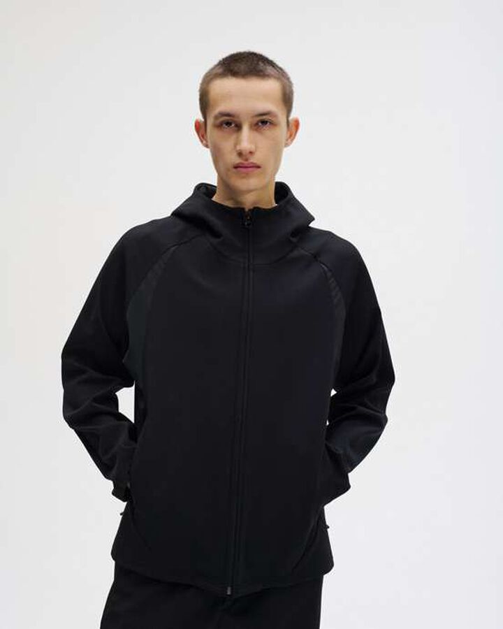 TECH ZIP UP HOODIE,BLUE, medium image number 3