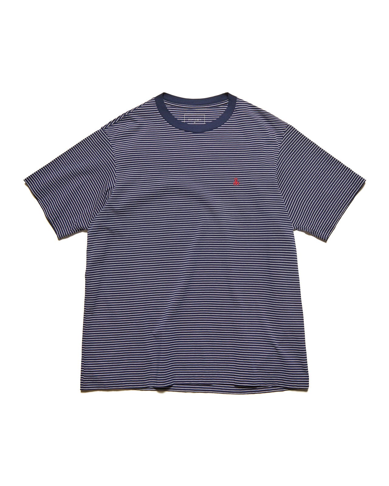 SCORPION BORDER WIDE TEE,NAVY, large image number 0