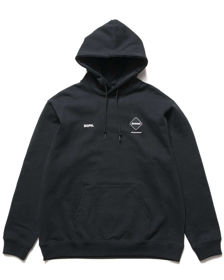 BRISTOL BAGGY SWEAT HOODIE,BLACK, medium