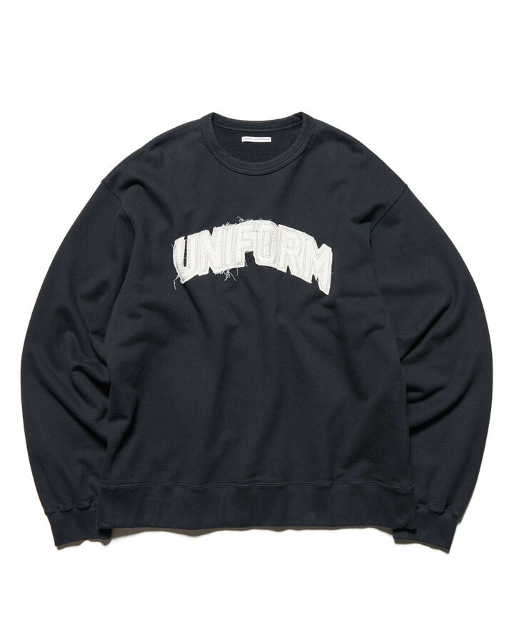 CUT-OUT LOGO SWEATSHIRT,BLACK, medium