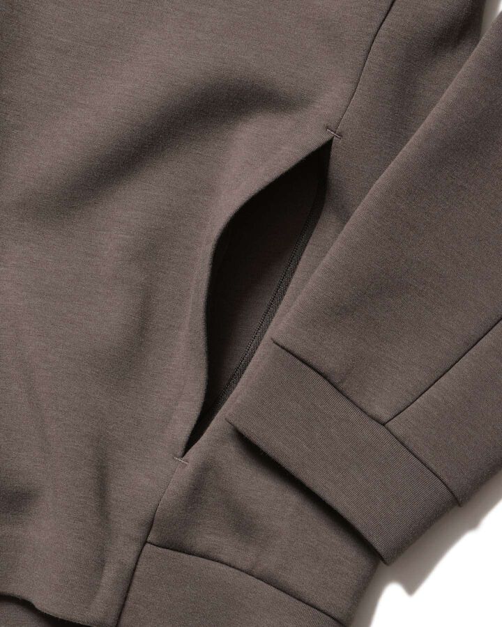 TECH SWEAT VENTILATION HOODIE,MOCHA, medium image number 4