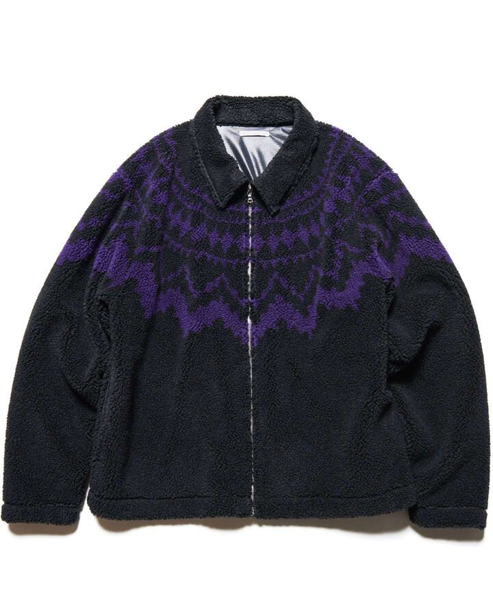 SHERPA BLOUSON,BLACK, medium image number 0