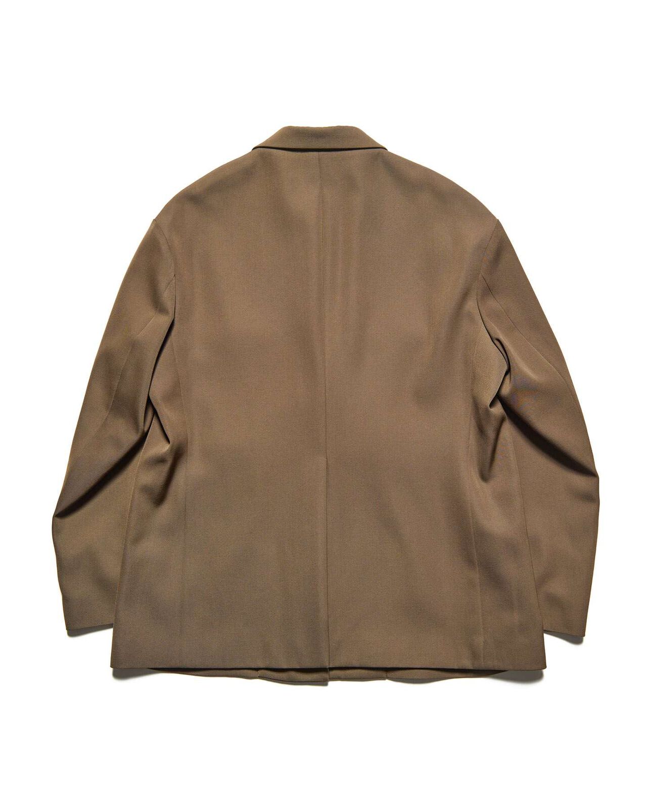 DOESKIN WOOL OVERSIZED JACKET,BROWN, large image number 1