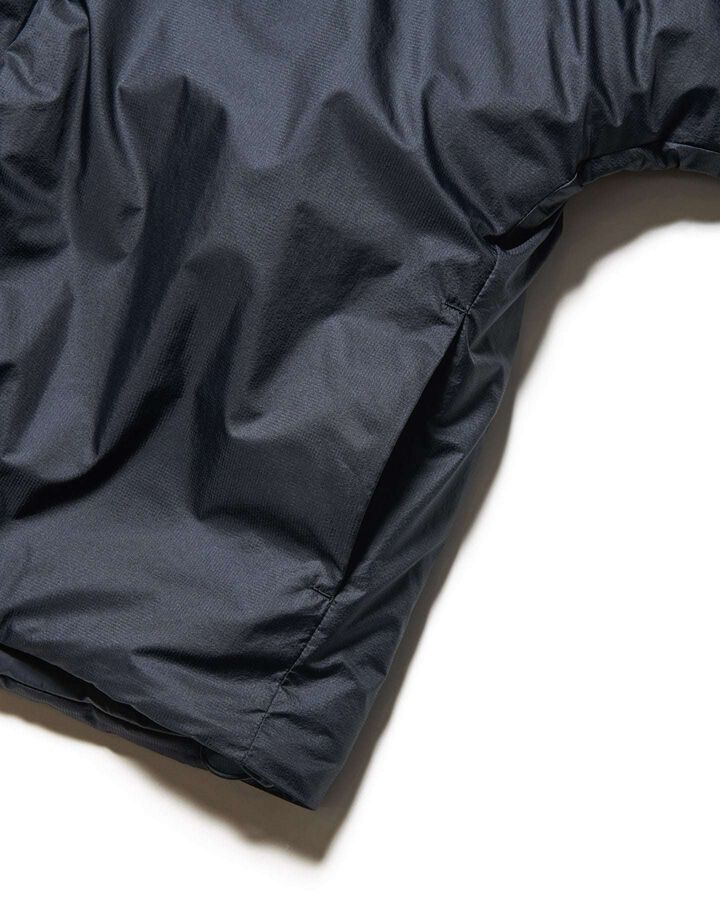 DOLMAN SLEEVE PADDED BLOUSON,BLACK, medium image number 2