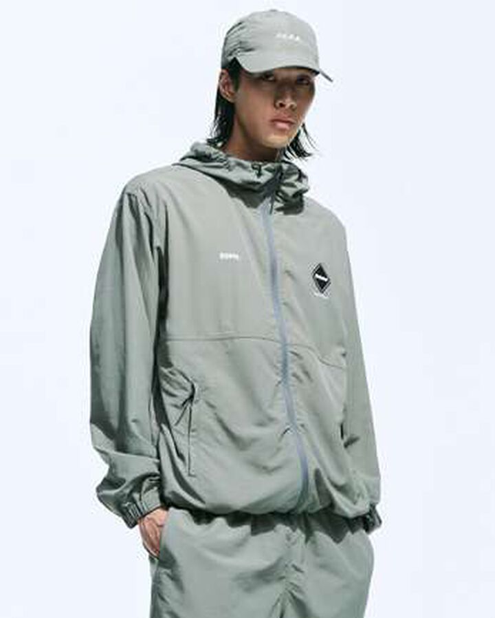 SUPPLEX NYLON HOODED BLOUSON,PINK, medium image number 4