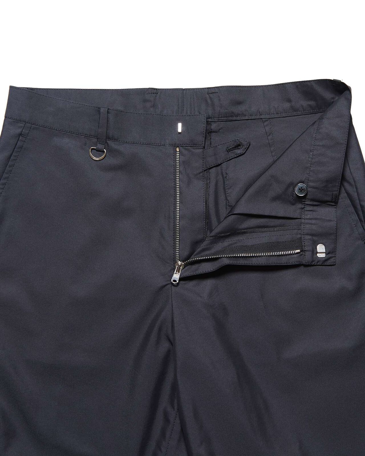 BROADCLOTH SLIM SLACKS,BLACK, large image number 2