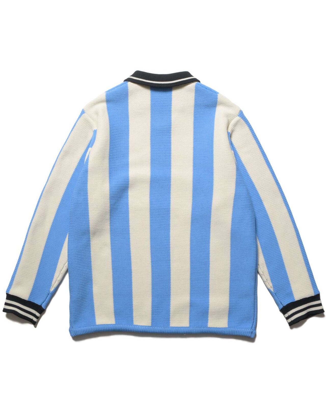 STRIPE KNIT SHIRT,LIGHT BLUE, large image number 1